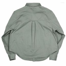 Men's Jackets Vintage High Canvas Quality Jacket Fashion Embroidered Denim WomenJackets Multi Pocket Coat Men Clothing