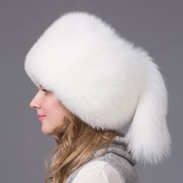 Berets Winter Women's Leather Hat Earmuffs Russian Lei Feng Cap Raccoon Fur Hoodie Fashion HJL-01-sBerets BeretsBerets
