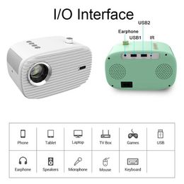 Projectors 2022 New Mini Portable Projector P28 Smartphone Casting Projetores For Video Game Android Home Theater Support Bluetooth Wifi J230222