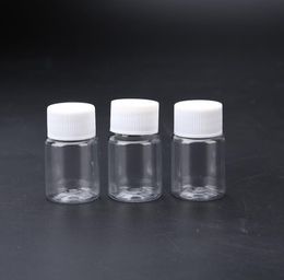 Packing Bottle 20ml Plastic PET Transparent Empty Seal Bottles Medicine Pill Vial Container SN699