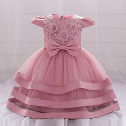 Girl Dresses Baby Dress 1 Year Birthday Party For Kids Christening Gown Child Embroidery Prom Christmas Vestido Infantil