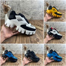 With Box Prad 2022 Designe Mens Cloudbust Thunder Shoes Knit Sneakers Designer Oversize Sneaker Light Rubber Sole 3D Trainers Wome Ge 9005