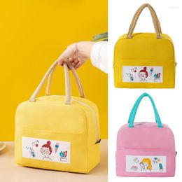 Dinnerware Sets Portable Lunch Bag For Women Men Thermal Insulated Box Cute Bento Pouch Tote Bags Work Picnic School Travel