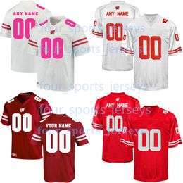 College Wisconsin Badgers Football jerseys McKinley Zei Paige Perry Pollard Sabb Sainristil Stone Turner Wilcox Andersen Doman Mentzer Moody Robbins Tarr