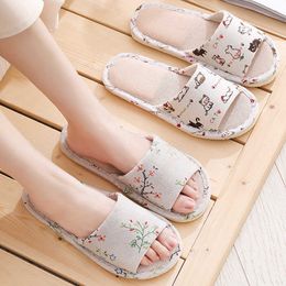 Slippers Nonslip Flax Slippers Hotel Slippers Wedding Shoes Slippers Home Loafer Foam Bottom Guest Slippers Shoes Flip Flop Z0215 Z0215