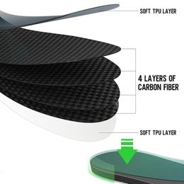 Shoe Parts Accessories Men Carbon Fibre Insole Women Basketball Football Hiking Sports Insole Male Shoe-pad Female Ortic Shoe Sneaker Insoles 09 230223