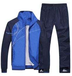 Men's Hoodies Plus Size L-5XL Mens Fashion Tracksuit Casual SportSuit Men Spring Autumn Hoodies&Sweatshirts Jacket Pant Sportswear