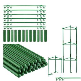 Other Garden Supplies Tomato Cages Plant Support Stakes Set Outdoor Vegetable Trellis For Vertical Climbing 84 Pieces Drop Delivery Dhlnb