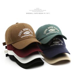 Versatile Street Letter Embroidery 1989 Cap For Lovers Vintage Baseball Cap