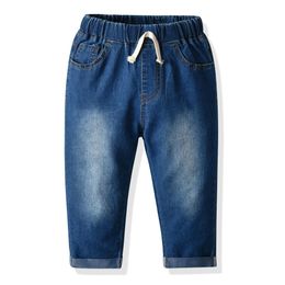 Jeans Boys Cotton Jeans Pants for 2-6 Years Old Kids Children Spring Autumn Thinner Denim Causal Trousers Children Clothing 230223