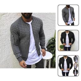 Men's Jackets Winter Jacket Stylish Casual Men Cardigan Breathable Fine Stitching JacketMen's