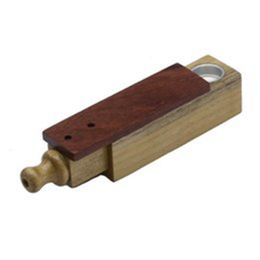 New mini wood pipe, folding manual wooden pipe, solid wood small pipe smoking set.