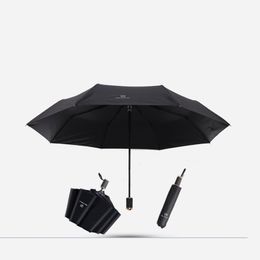 Umbrellas Sun Umbrella Business Men 8K Folding Sunscreen Anti UV Parasol Windproof
