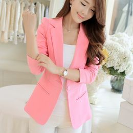 Women's Suits Blazers Women Blazer Korea Casual Slim Blazers Jackets Work Coat Outerwear Fashion Spring Career Female Jacket Office Lady NS5262 230223