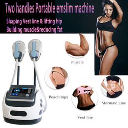 Slimming Machine EMS Muscle sculpting 2 handles with RF HIEMT EMSLIM NEO Muscle Stimulator body shaping lose weight fat burning beauty equipment