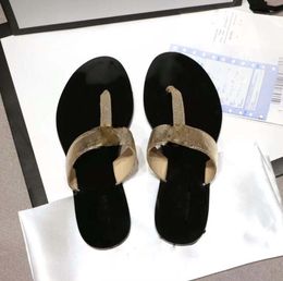 Mens and womens slippers fashion brand black 10mm leather thong sandals adults unisex beach causal slippers size US5-11