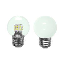 Светодиодные лампочки G45 E26 E27 Основание 1 Вт светодиоды Lames Lackble White 3000k не Dimmable Globe Lamp Потолочный вентилятор люстра тщеславие Ac120V Crestech