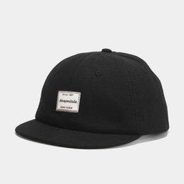 Ball Caps Russian Trend Explosion Small Eaves Baseball Cap Woman Literature Fresh Labelling Letter Hip Hop Hat Student Lovers Hats