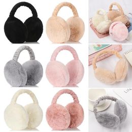 Cycling Caps Fashion Warmer Adjustable Foldable Earflaps Solid Colour Women Earmuffs Ear Cover