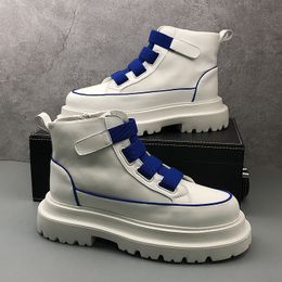 Wedding European Shoes Dress Party Style Fashion Breathable Outdoor Sports Casual Sneakers Round Toe Thick Bottom Business Leisure Walking Loafers D117 172