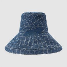 Wide Brim Hats Bucket Hats Letters Denim Designer Bucket Hat Men Designers Baseball Caps Hats Mens Womens Wide Brim Hat Fashion Sunhat Casquette Sport Golf Cap