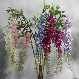 Decorative Flowers Short Branch Giant Wisteria Flower High Quality Long Bean Wedding Garden Landscape Decoration