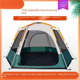 Tents and Shelters WolFace Fully Automatic Outdoor Tent Camping Tent Thickened Outdoor Camping RainProof MosquitoProof QuickOpening Tent J230223