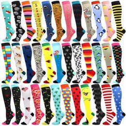 5PC Socks Hosiery Running New Compression Stockings Pressure Nursing Socks For Edema Diabetes Varicose Veins Blood Circulation Sports Socks Z0221