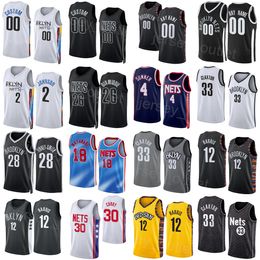 Printed Man Youth Basketball Edmond Sumner Jersey 4 Mikal Bridges 1 Cameron Johnson 2 Dorian Finney-Smith 28 Spencer Dinwiddie Cameron Thomas Joe Harris Patty Mills