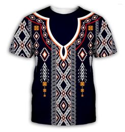 Men's T Shirts Men Women Shirt Bohemia Style 3D All Over Printed National Art For Men&Women Streetwear Casual T-shirt