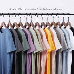 Men's T Shirts MRMT 2023 Brand Men's Casual Fashion Short Sleeved Shirt Round Neck Solid Colour Bottoming Cultural 180g