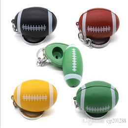 New creative Rugby metal pipe portable portable Keychain rotary cigarette lighter