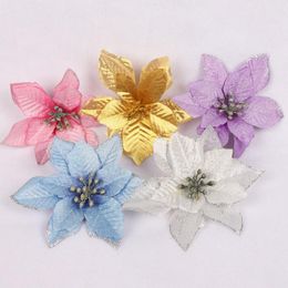 Decorative Flowers 16Pcs Fake Plants Fashion Flower Durable Party Supply Artificial For HOme Office Decor