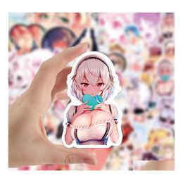 Car Stickers 50Pcs Sticker Hentai Sexy Pinup Bunny Girl Waifu Decal Pack Suitcase Laptop Truck Waterproof Toys Drop Delivery Mobiles Dh28N