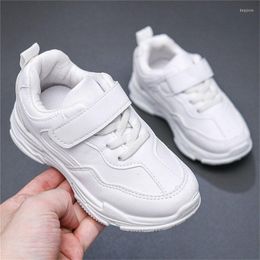 Athletic Shoes Spring Autumn Children Sneakers Running Sports Trainers Boys Girls Casual Students Classic Kids School Soft White