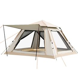 Tents and Shelters swolf Outdoor AutomaticFully tent 5~8 Person Beach Quick Open Folding Camping Double Rainproof Camping Shelters One Bedroom J230223