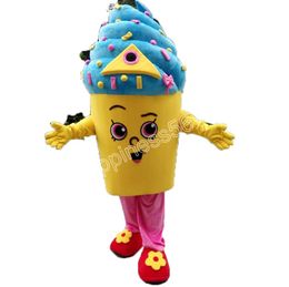 Performance 3D Foam Icecream Mascot Costumes Cartoon Elk Character Dress Suits Carnival Adults Size Christmas Birthday Party Halloween Outdoor Outfit Suit