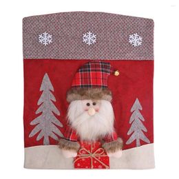Chair Covers Christmas Protector Lightweight Slipcover Three-dimensional Decorate Dust-Proof Doll Cover