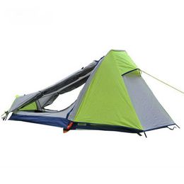 Tents and Shelters Alltel Genuine Ultra Light Outdoor Mountaineering Outside Hiking Double Layer Aluminium Alloy Rod Single Person Tent J230223