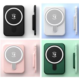 Mini Cell phone Power Banks Magsafe Charger Battery Pack 5000mAh Capacity Wireless Charge Powerbank Fast Charging for iPhone 14 13 Pro Max 12