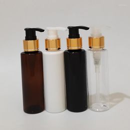 Storage Bottles 100ml High Quality Lotion Pump Black White Cosmetic Container Liquid Soap Dispenser Refillable Shampoo Shower Gel Bottle