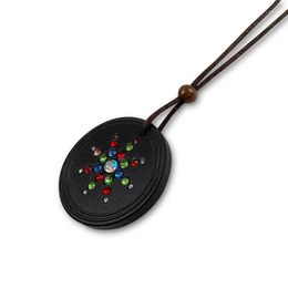 Pendant Necklaces Quantum Scalar Energy Necklace Healing Anti EMF Protection 5g With Multicolored Crystals Charms Men Women Jewelry