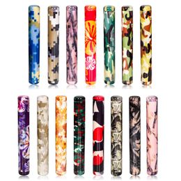 Latest Colorful Aluminium Alloy Smoking Pre-Roll Tube Empty Sealing Jar Portable Storage Stash Case Package Box Rolling Handroller Cigarette Tobacco Herb Tool DHL