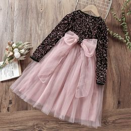 Girl's Dresses Cute Baby Kids Princess Dresses for Girls Clothes Teenagers Performance Outfits Children Autumn Party Costumes 6 8 10 12 Years