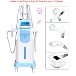 Professional Vela Roller Slimming Beauty Equipment Vacuum RF 40K Cavitation Radio Frequency Infrared Cellulite Removal Body Slimming Skin Tightening Machine