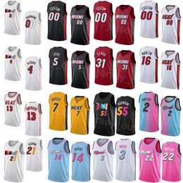 Screen Printed Man Youth Basketball Kevin Love Jersey 42 Haywood Highsmith 24 Jimmy Butler 22 Max Strus 31 Bam Adebayo 13 Gabe Vincent Caleb Martin Custom Name Number