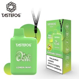 Tastefog Qute 800puffs disposable vape box 2ml TPD Version 10Flavors whoelesale Price