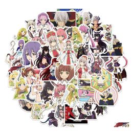 Car Stickers 10/50Pcs/Pack How Japan Not To Summon A Demon Lord For Kids Movie Moto Crapbook Phone Laptop Guiter Waterproof Drop Del Dhh2M