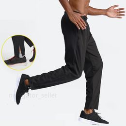 LL-L48 Men's Pants Yoga Outfits Men Running Trainer Long Pant Sport Breathable Trousers Adult Sportswear Gym Exercise Fitness Wear Fast Dry