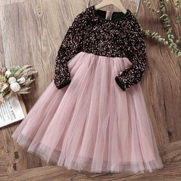Girl's Dresses Cute Baby Kids Princess Dresses for Girls Clothes Teenagers Performance Outfits Children Autumn Party Costumes 6 8 10 12 Years G230222